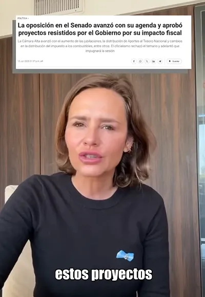 soldano defensa a Milei