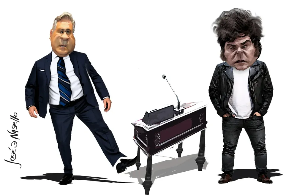 ilustra llaryora le pasa la banca a milei