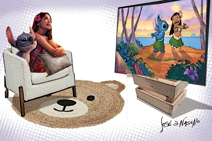 ilustra lilo y stich