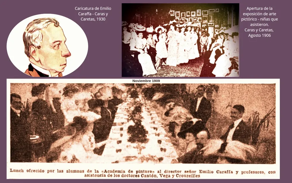 Varias ilustraciones Caraffa - Caras y Caretas