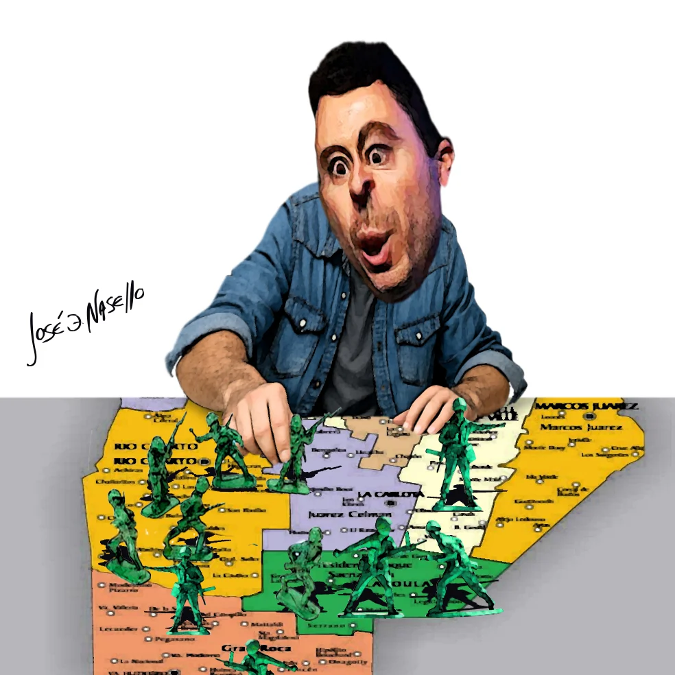 ilustra de loredo poniendo soldaditos en sur cordoba