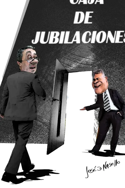 TAPA-ilustra llaryora invita entrar a caja de jubilaciones a tevez