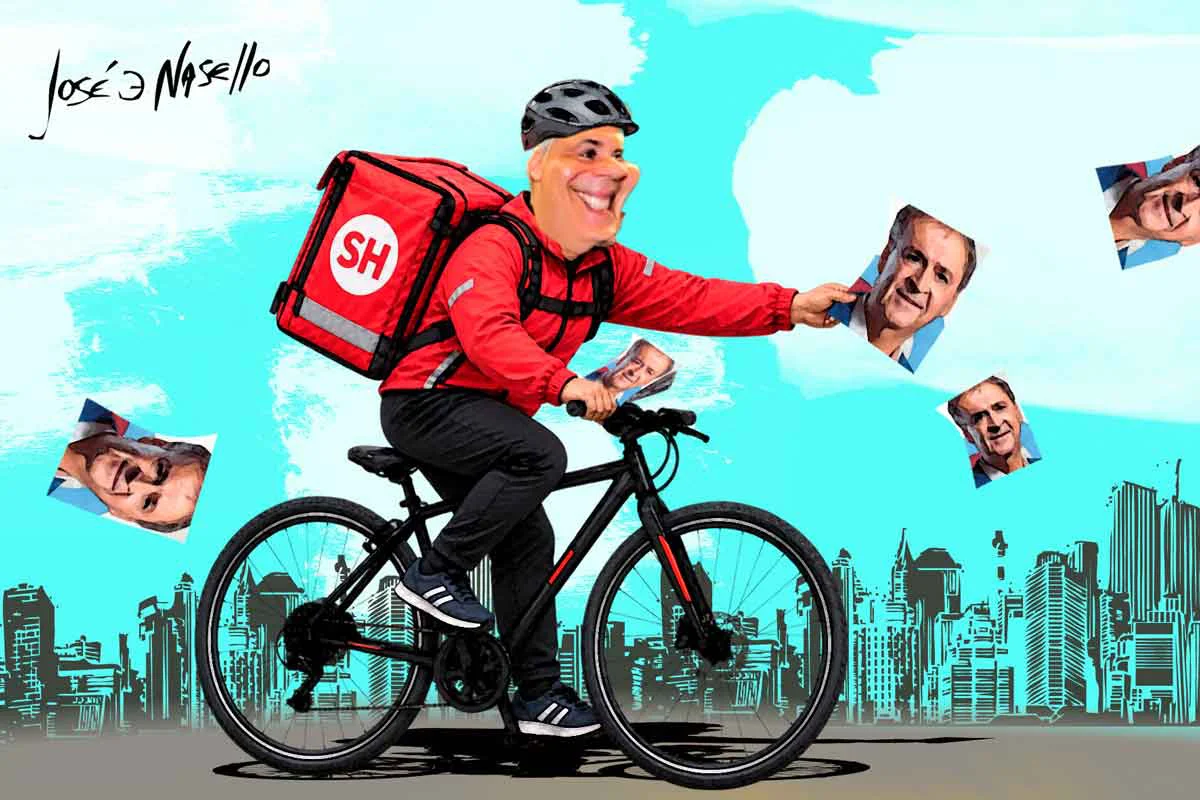 ilustra-llaryora-delivery-reparte-panfleto-schiaretti