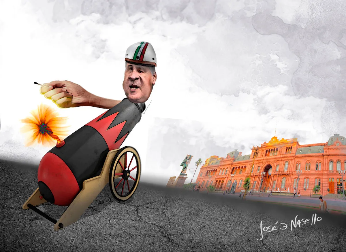 ilustra-llaryora-hombre-bala-a-casa-rosada