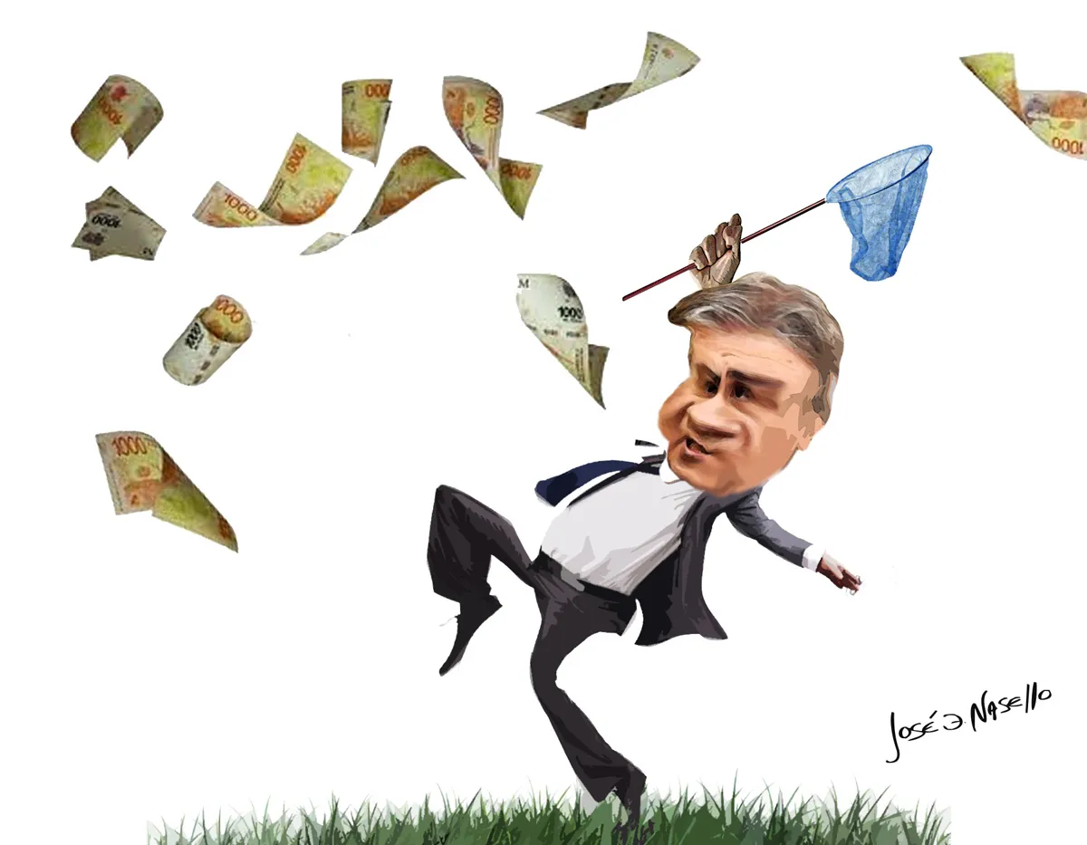 ilustra llaryora cazando billetes