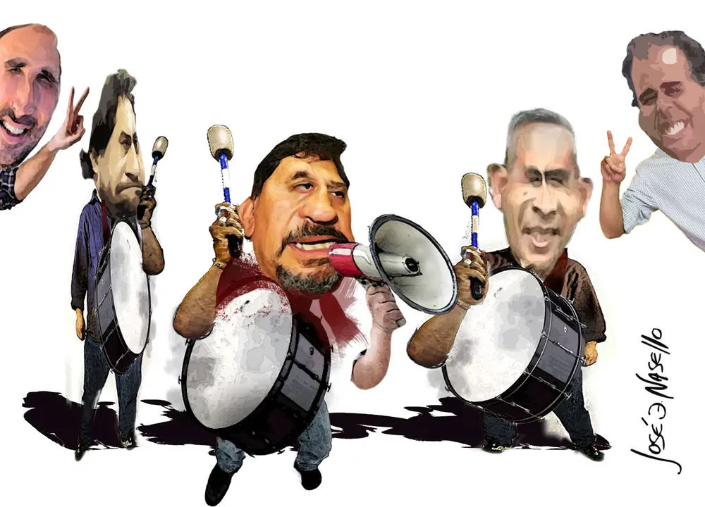 ilustra tosot oviedo bravo con bombos + llamosas y scotto