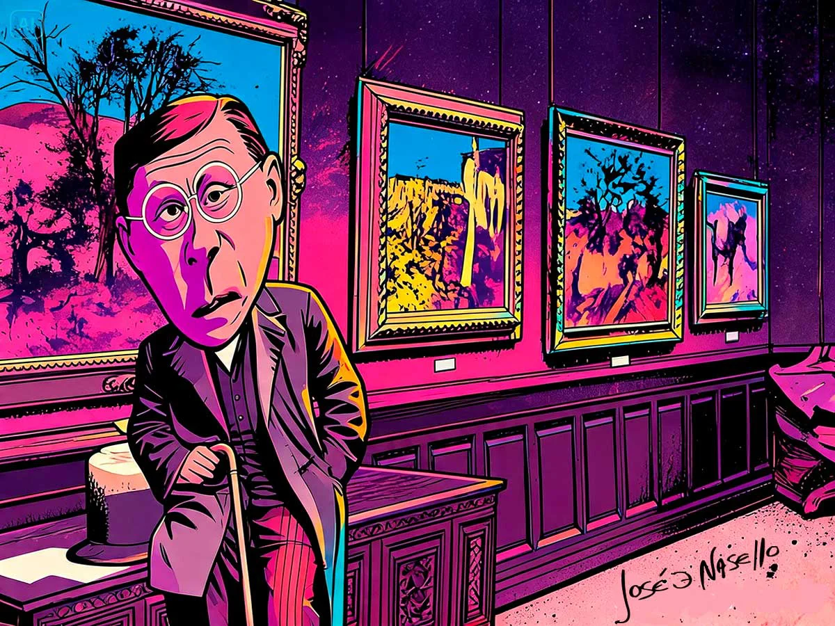 ilustra-fader-posando-en-galeria