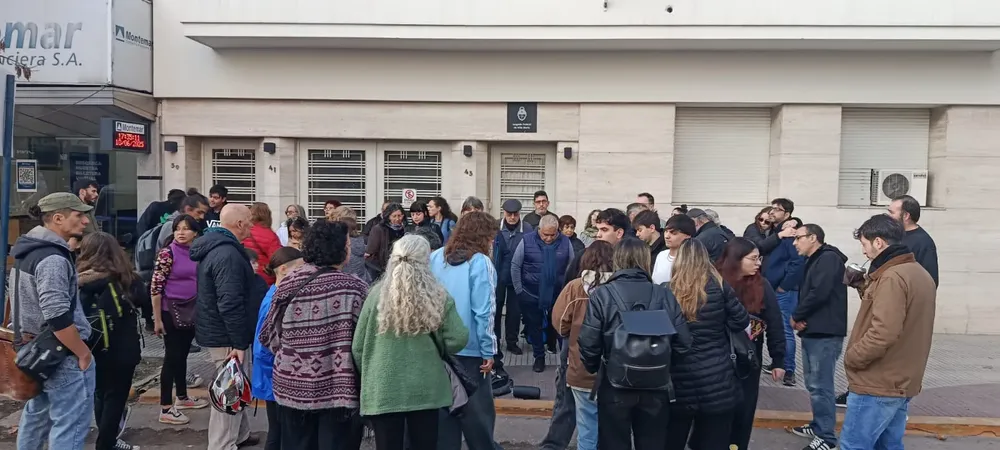 movilización frente a tribunales