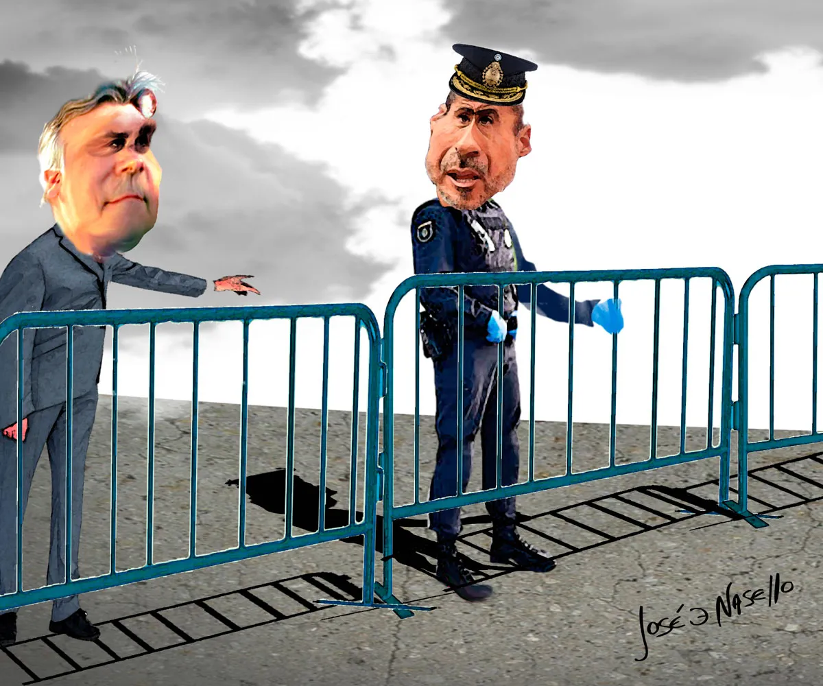 ilustra-llaryora-y-quinteros-poniendo-vallas