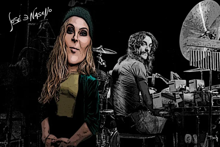 ilustra  Neil Peart y Anika Nilles