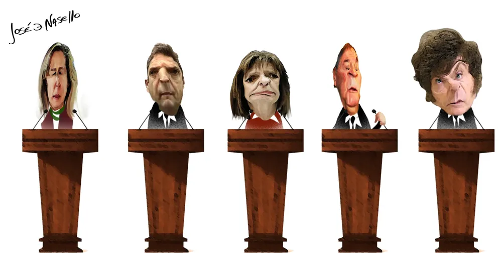 ilustra bregman massa bullrich schiaretti y milei discurso