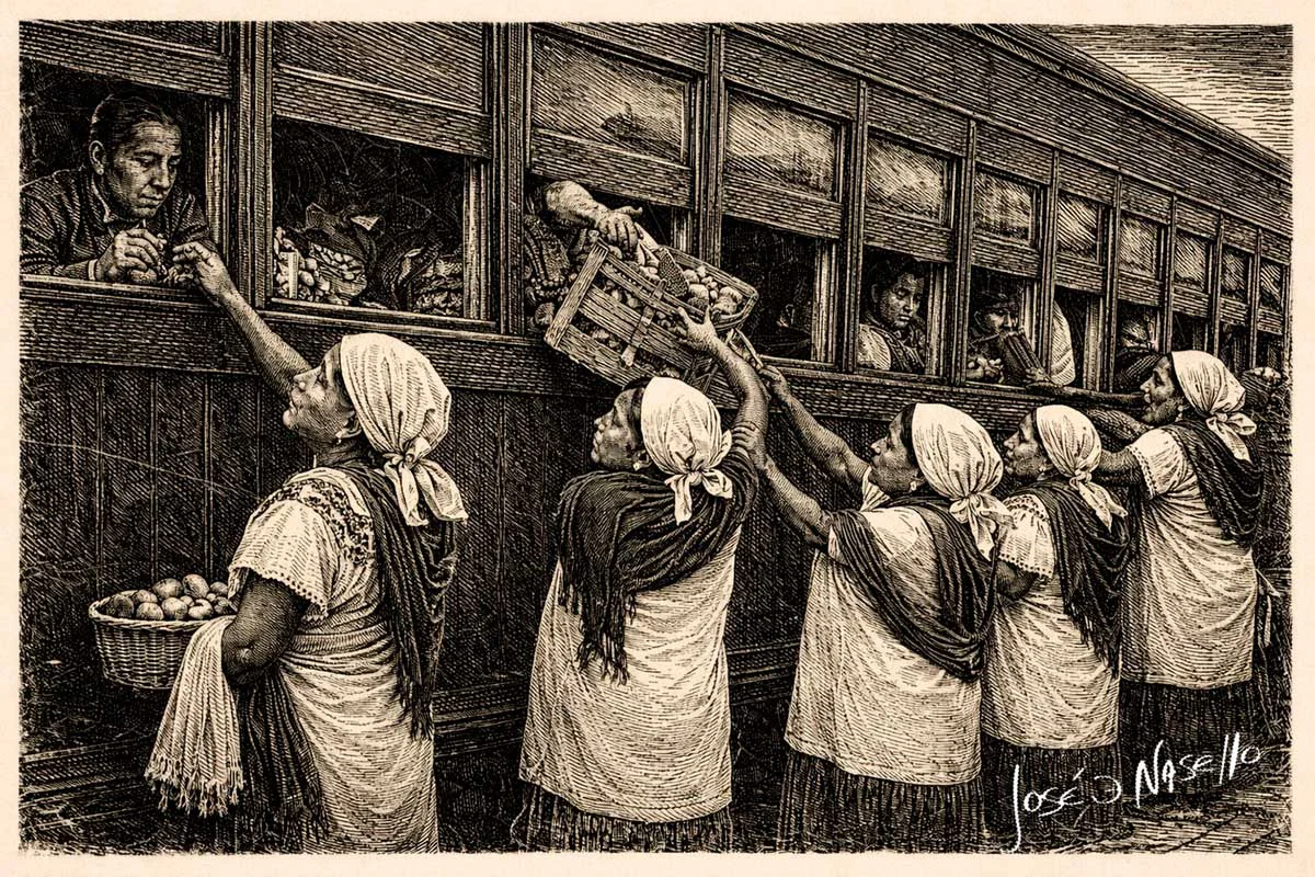 ilustra-mujeres-vendiendo-en-los-trenes