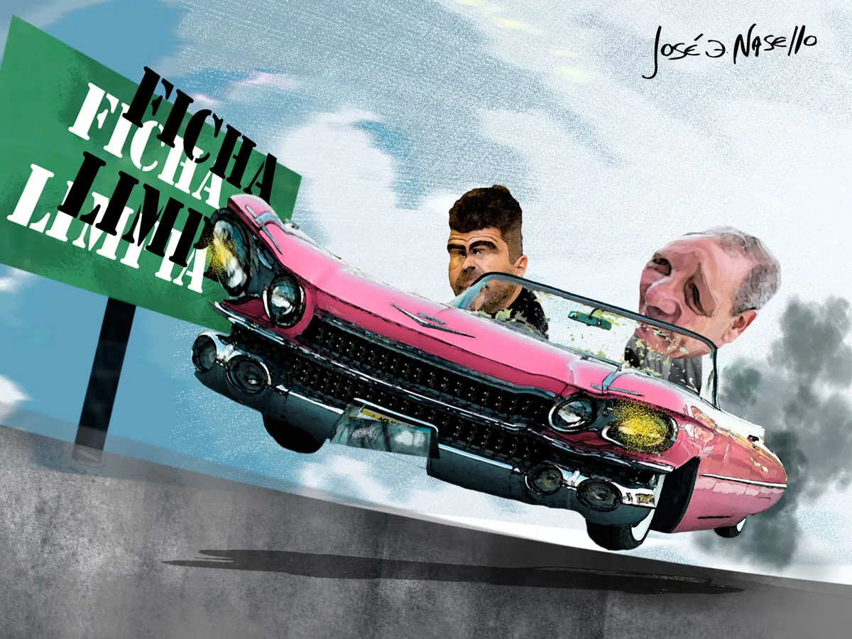 ilustra-de-rivas-y-muñoz-en-auto-hacia-ficha-limpia