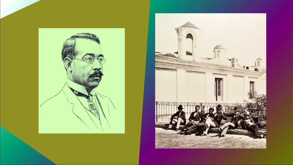 Lugones y alumnos del Monserrat