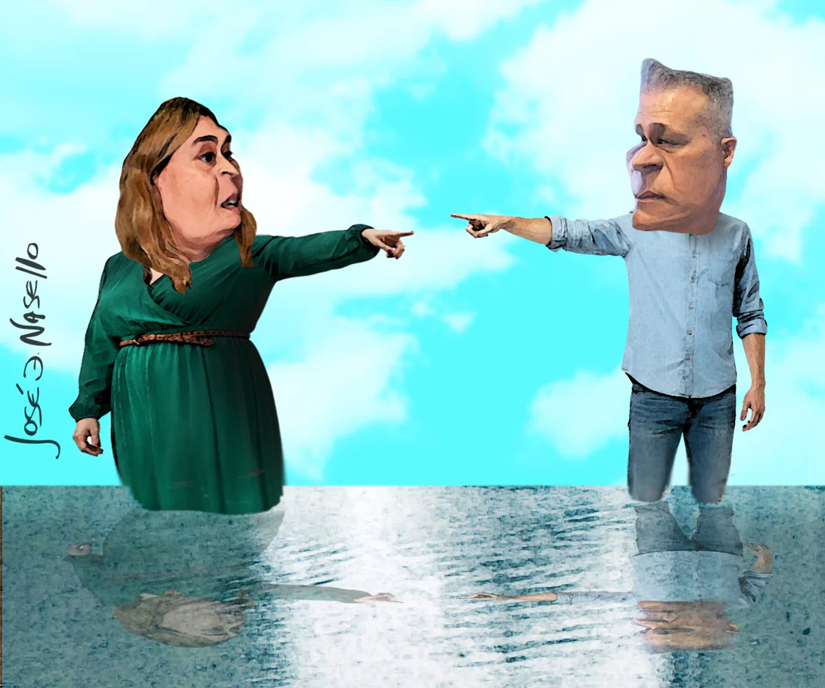 TAPA---ilustra mariana cacerio y aviles con el agua rodillas señalandose