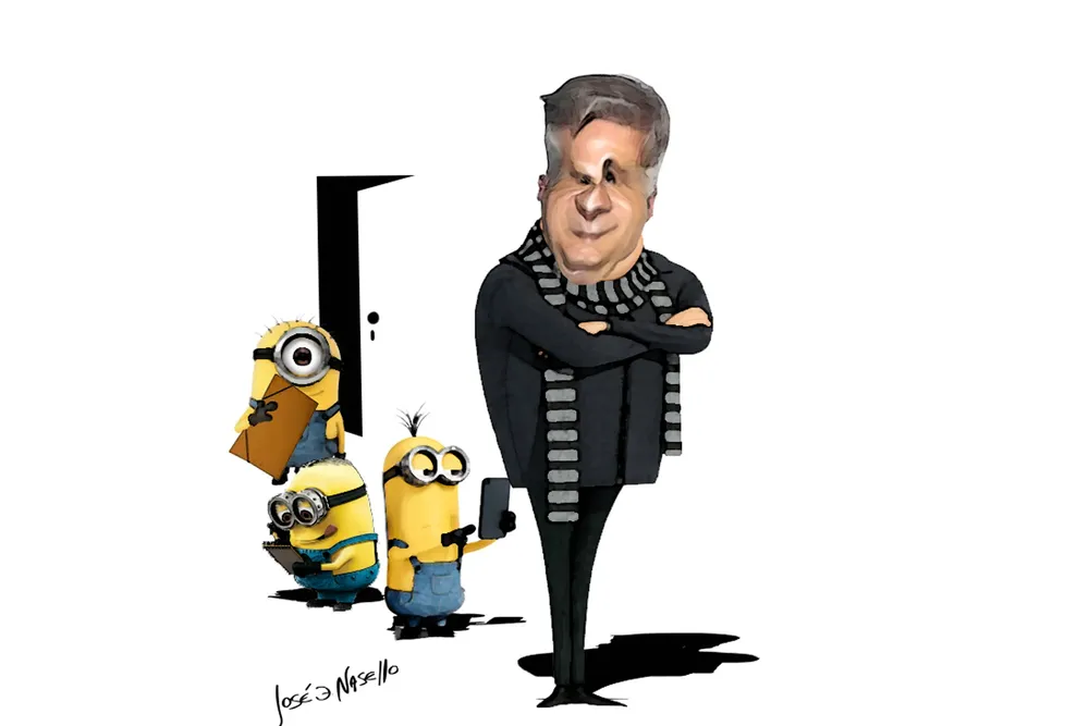 ilustra llaryora gru y minions