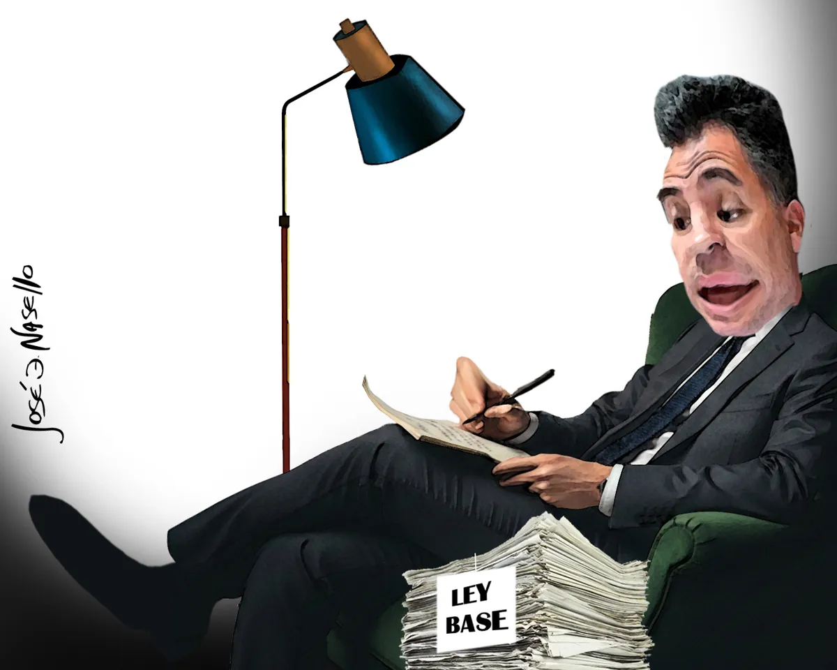 ilustra bornoroni escribiendo ley base