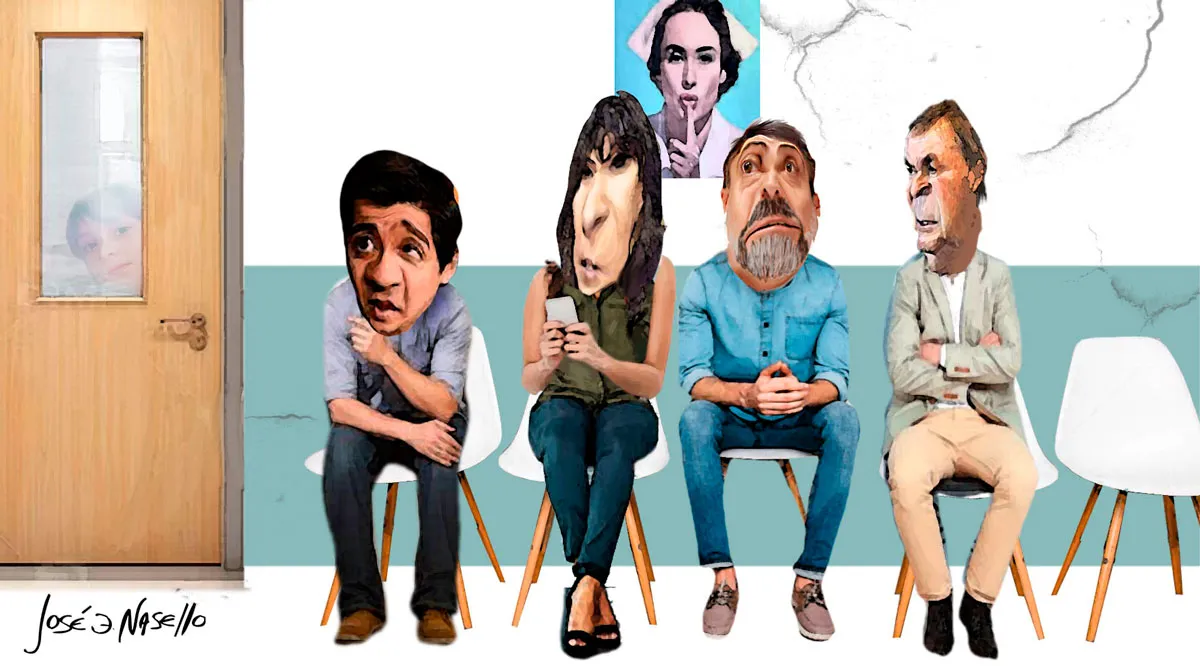 ilustra-schiaretti-roca-mestre-y-de-la-sota-en-sala-de-espera